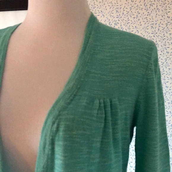 Ladies 3/4 sleeve open cardigan - Picture 3 of 5